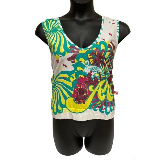 Akademiks Tops - Akademiks Miami Glitter Hooded Tank Top Size Large